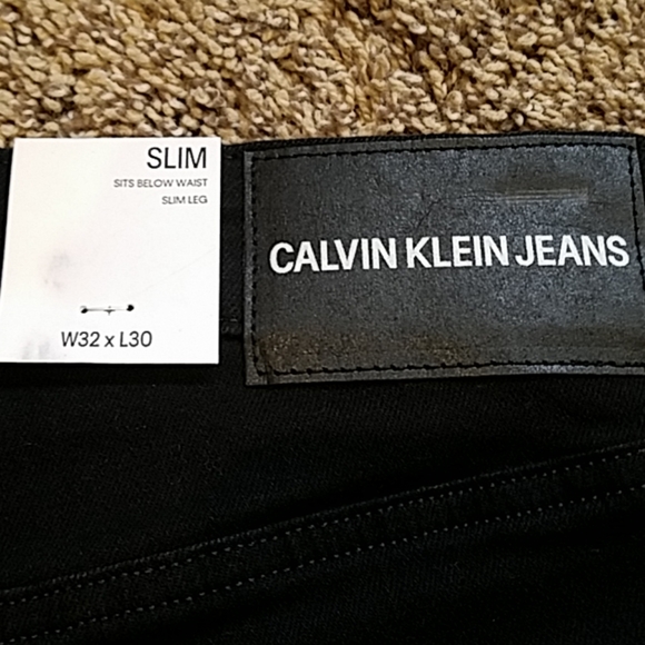 Calvin Klein Slim Fit Jeans - Picture 7 of 8
